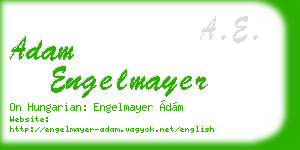 adam engelmayer business card